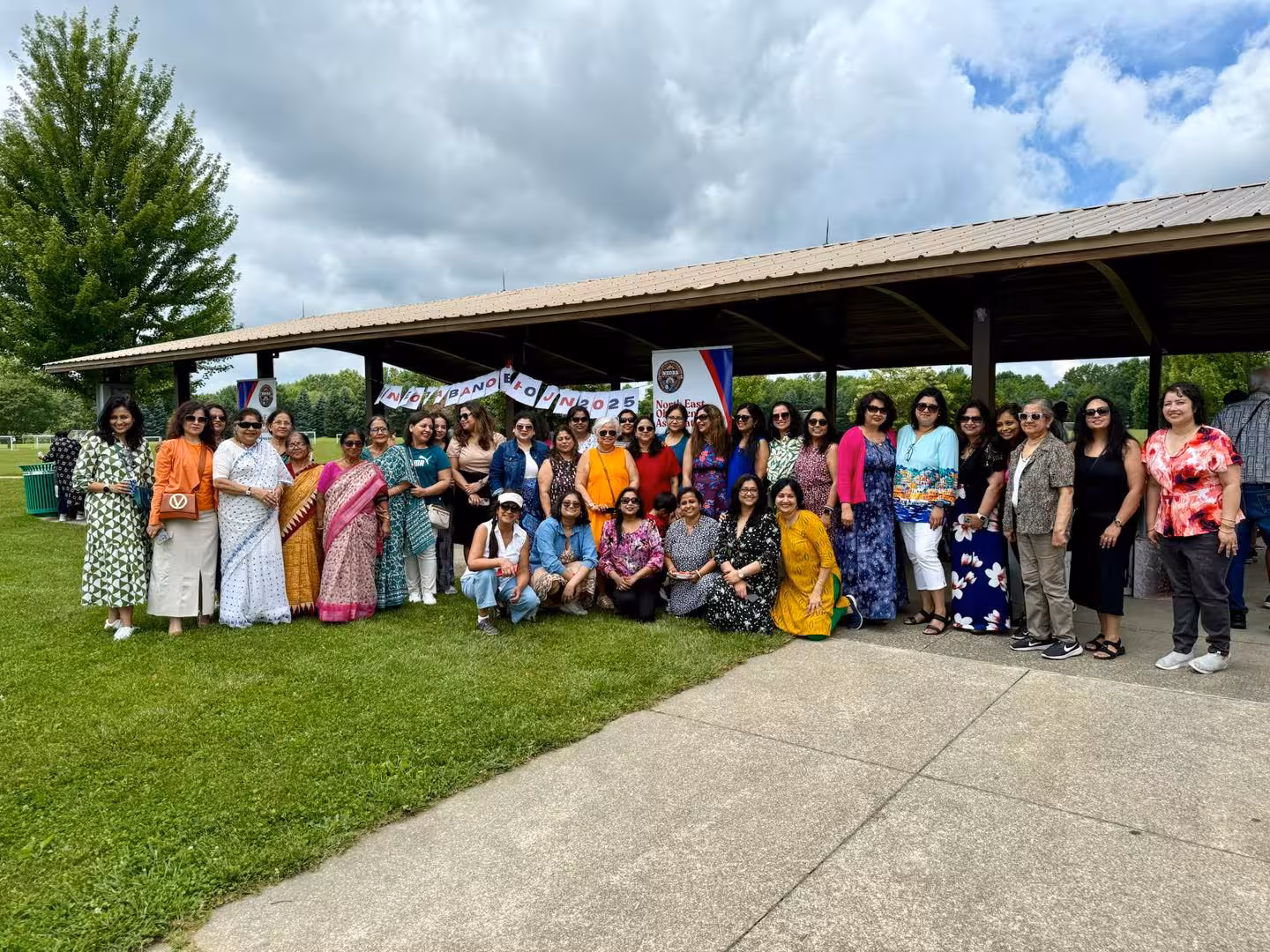 Summer picnic gathering